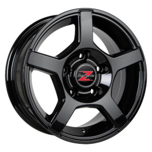 Barzetta Carrello Black Alumiinivanne, 5.5"x14", 5x112, ET 30