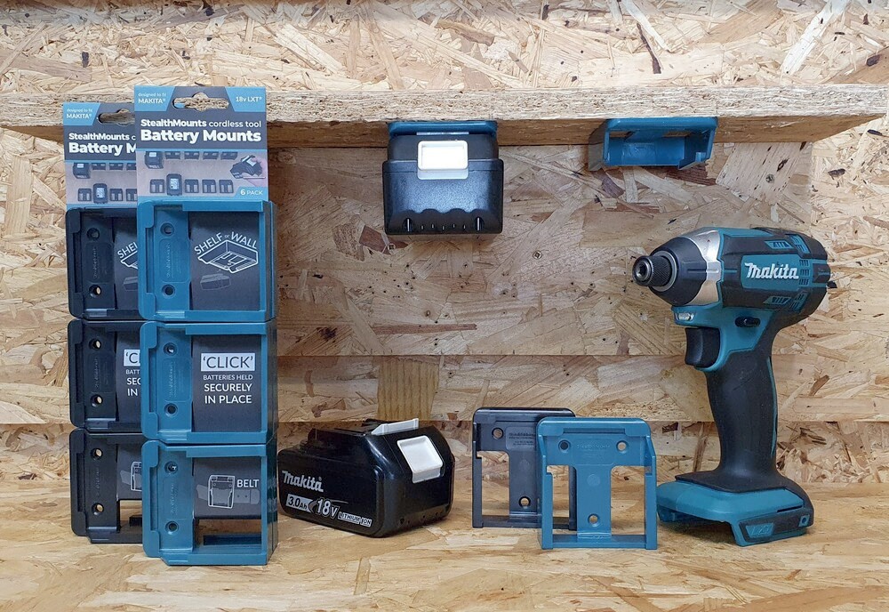 StealthMounts Akunpidike Makita 18v LXT 6kpl - Image 2