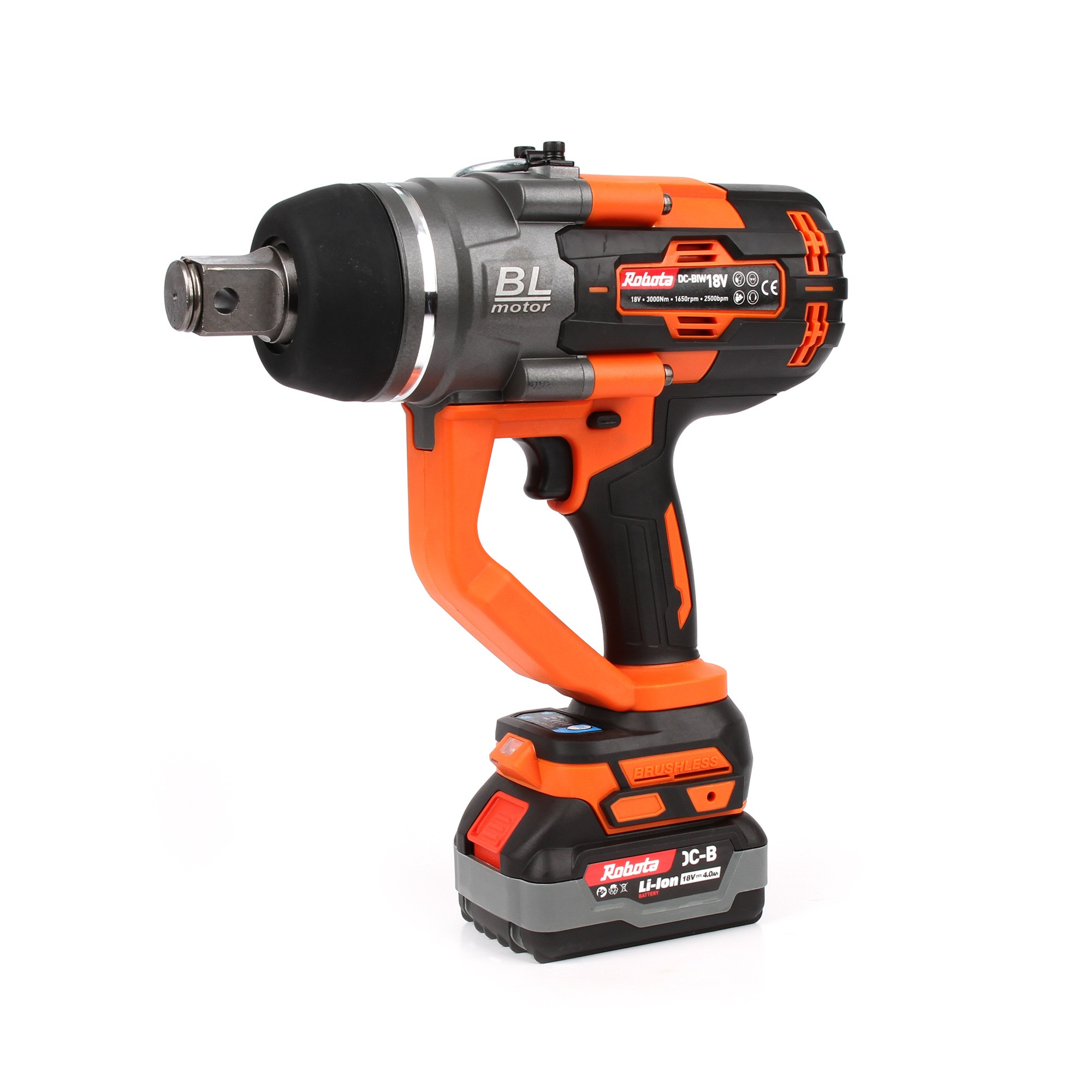 Robota DC-BIW18V iskevä mutterinväännin 1", runko - Image 2