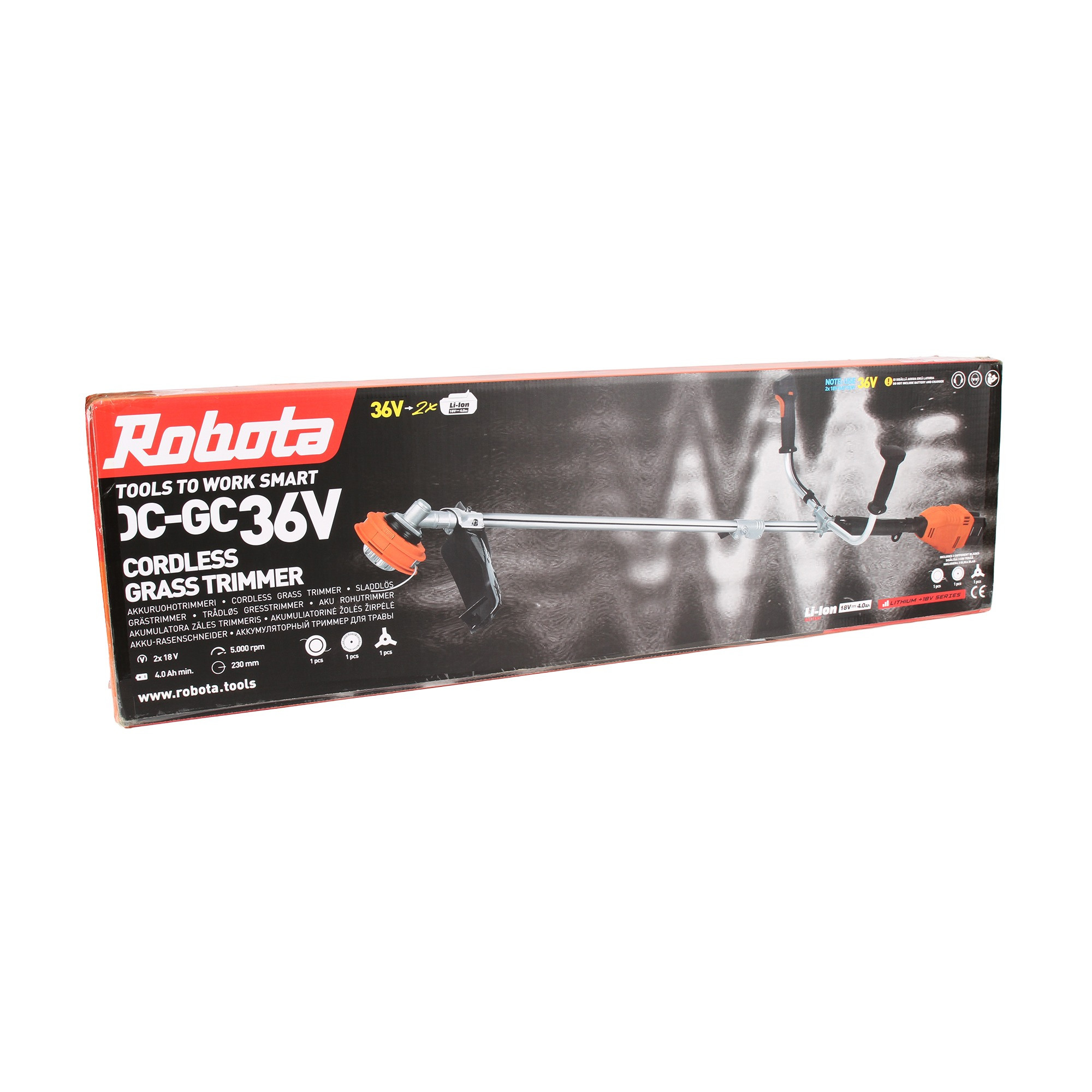 Robota DC-GC36V akkutrimmeri, runko - Image 4