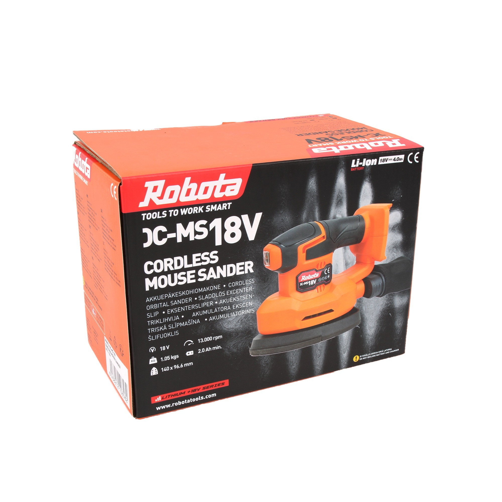 Robota DC-MS18V akkuhiomakone, runko - Image 5