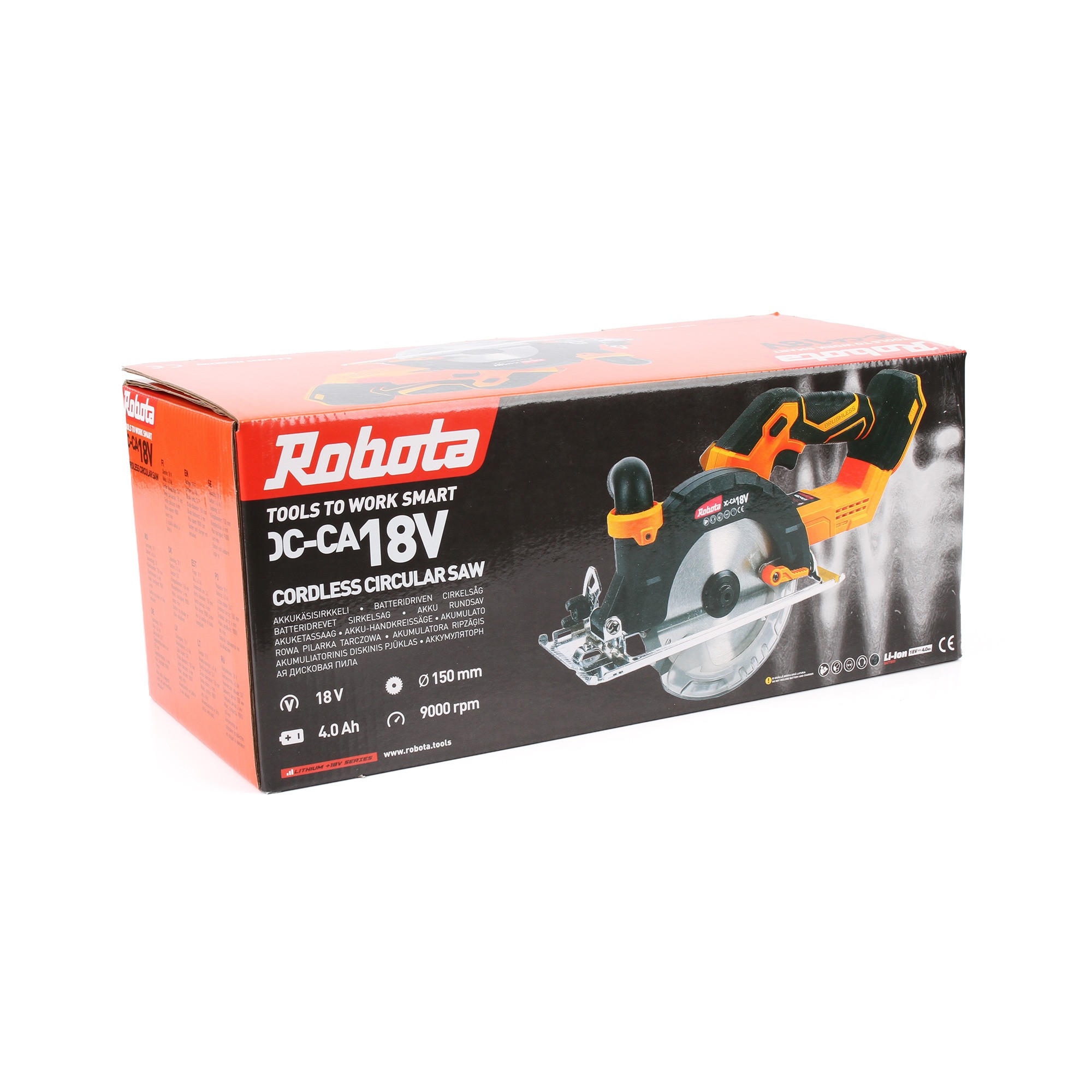 Robota DC-CA18V akkukäsisirkkeli, runko - Image 4